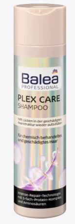 Balea Professional šampūns Plex care, ķīmiski apstrādātiem un bojātiem matiem, 250 ml