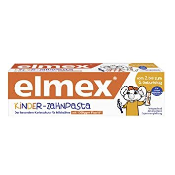 Elmex bērnu zobu pasta, piemērota bērniem no 2 līdz 6 gadu vecumam , 50 ml