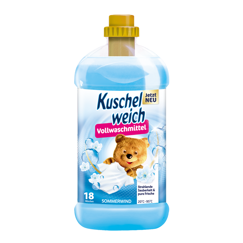 Kuschelweich Sommerwind mazgāšanas līdzeklis baltai veļai 18 mazg.reizēm