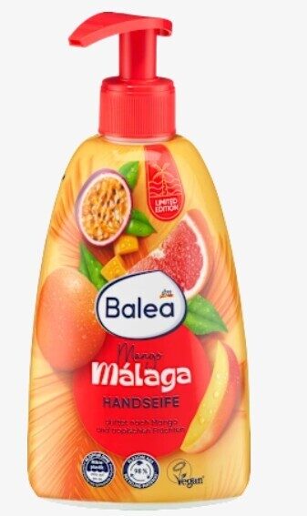 Balea krēmveida roku ziepes Mango Malaga ar mango un tropisko augļu aromātu 500 ml