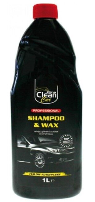 Clean auto šampūns Car Wash&Wax, 1000 ml
