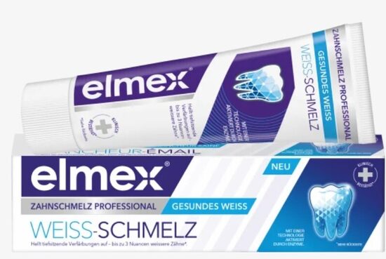 Elmex Professional zobu pasta Weiss-Schmelz, baltākiem zobiem, 75 ml