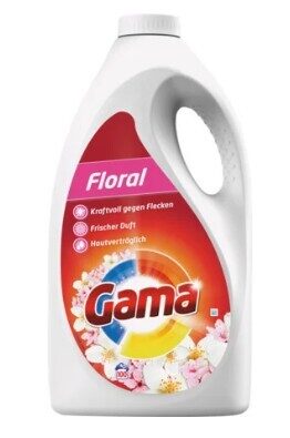 Gama Floral universālais veļas mazgāšanas līdzeklis 100 mazg. reizēm ar ziedu aromātu