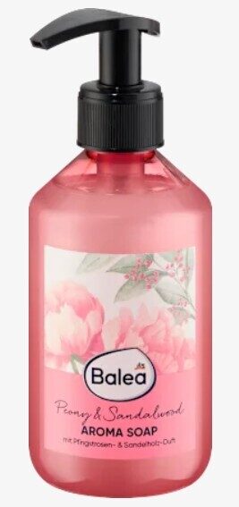 Balea šķidrās roku ziepes Peony & Sanalwood, ar peoniju un sandalkoka aromātu, 300 ml