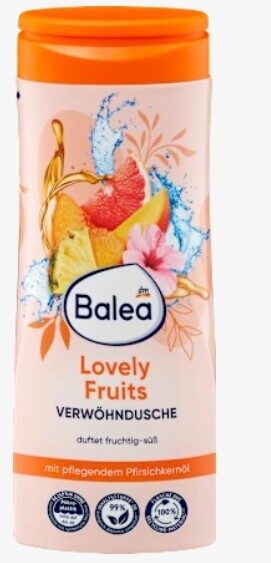 Balea dušas želeja Lovely Fruits ar persiku kauliņu eļļu, 300 ml