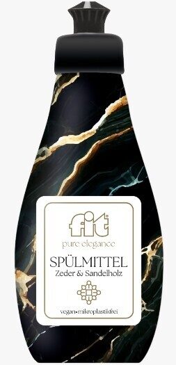 fit trauku mazgāšanas līdzekis pure elegance ar ciedru un sandalkoka smaržu, 400ml