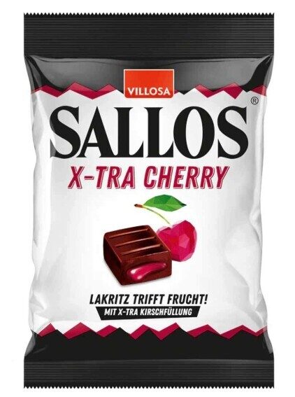 Sallos lakritces konfektes X-Cherry ar ķiršu garšu, 150 g