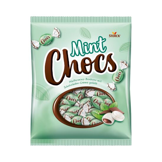 Storck Mint Chocs piparmētru konfektes ar kakao pildījumu, 439 g