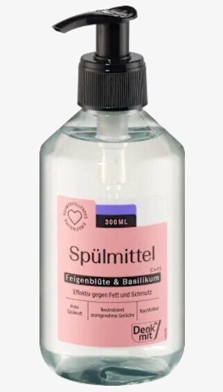 Denkmit trauku mazgāšanas līdzeklis ar vīģes ziedu-bazilika aromātu, 300 ml