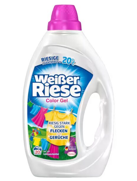 Weisser Riese veļas mazgāšanas līdzeklis krāsainai veļai, 20 mazgāšanas reizēm 