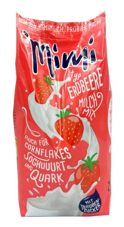 Mimi piena dzēriena pulveris ar zemeņu garšu, 400 g