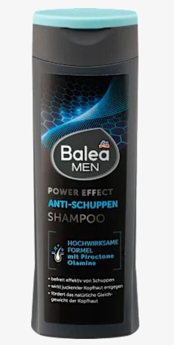 Balea MEN šampūns Power Effect, pretblaugznu, 250 ml
