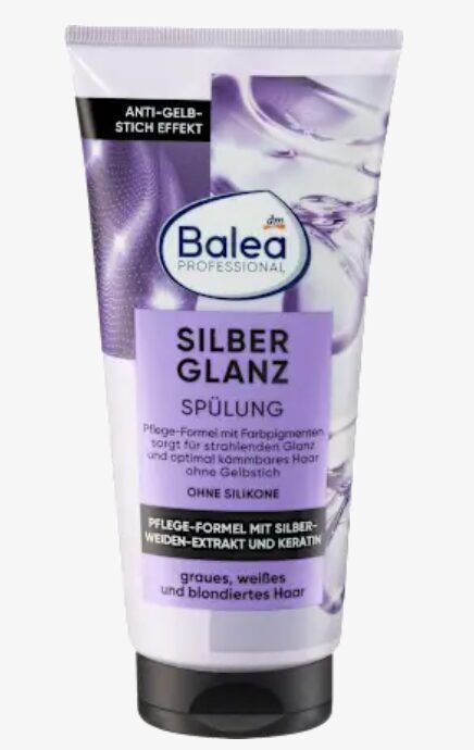 Balea Professional kondicionieris Silberglanz , sirmiem, baltiem un  balinātiem matiem, 200 ml art. 1029