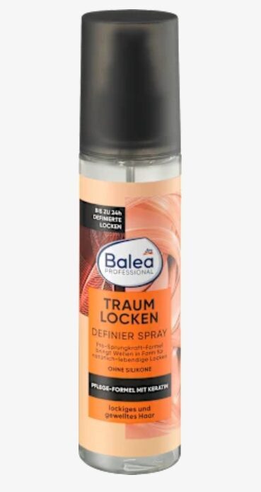 Balea Professional Definier Spray cirtainiem un viļņainiem matiem, dabisko cirtu un ilgviļņu matu atsvaidzināšanai, 150 ml, art. 1033