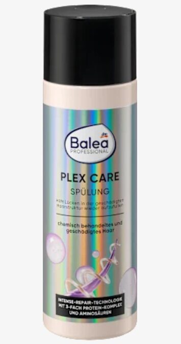 Balea Professional kondicionieris Plex care, ķīmiski apstrādātiem un bojātiem matiem, 200 ml
