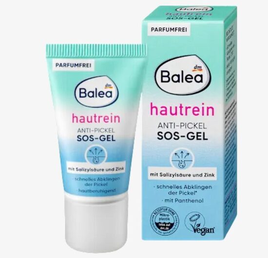 Balea Hautrein pret pūtīšu SOS gēls, 15 ml