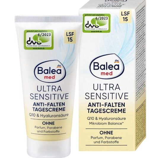 Balea MED Ultra sensitive pretgrumbu dienas krēms ar SPF 15, 50ml