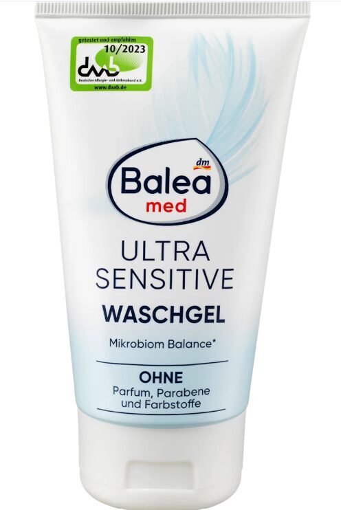 Balea MED Ultra sensitive sejas mazgāšanas želeja, 150 ml