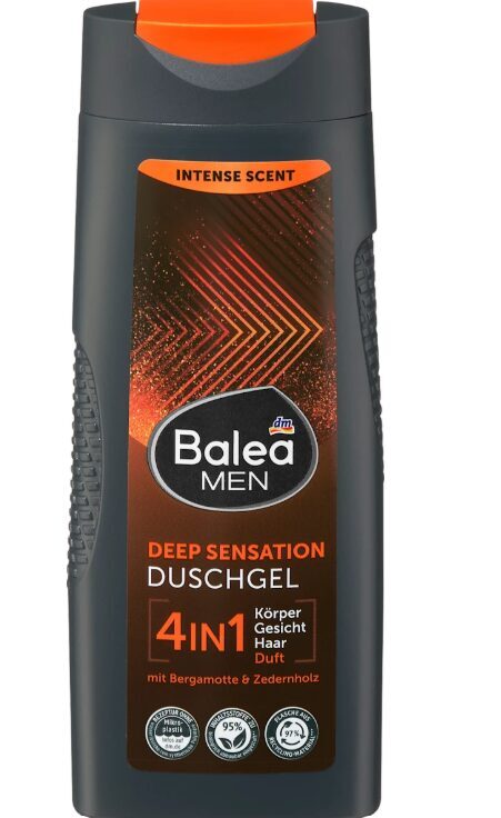 Balea Men Deep sensation dušas želeja 4 in 1, 300ml