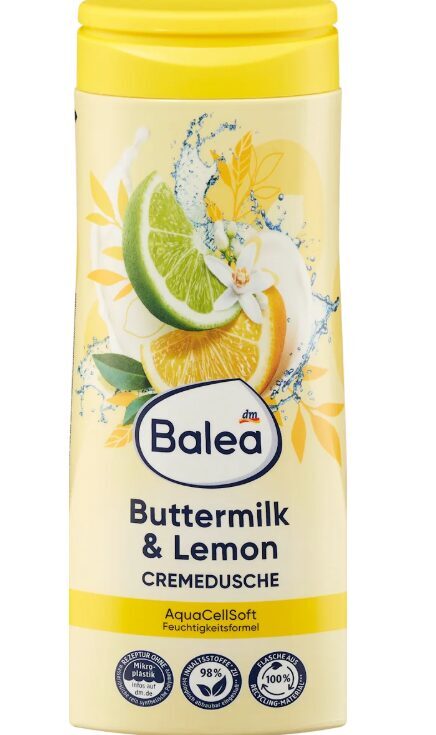 Balea krēmveida dušas želeja  ar paniņu un citronu aromātu, 300 ml