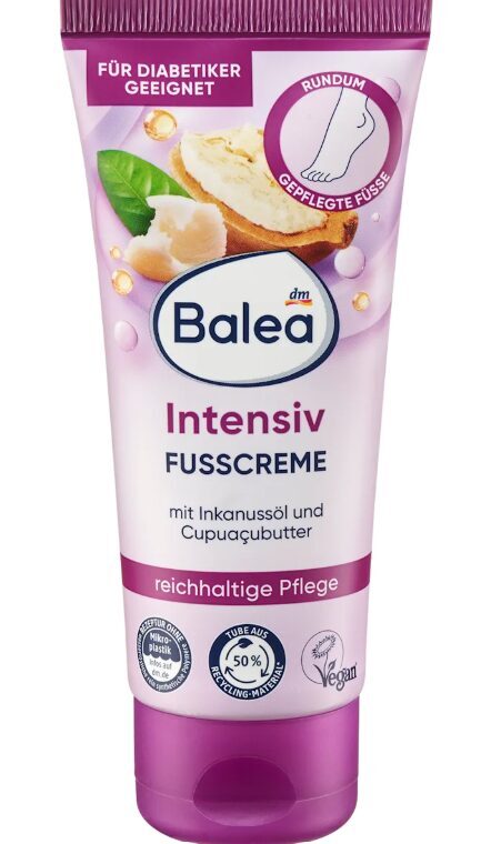 Balea intensiv kāju krēms ar inkas riekstu eļļu un cupuaçu sviestu, 100 ml