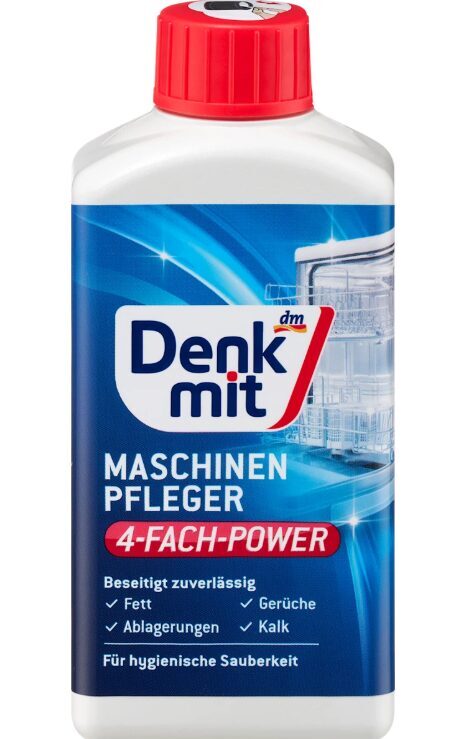 Denkmit trauku mazgājamo mašīnu kopšanas līdzeklis pret taukiem un kaļķi, 250 ml