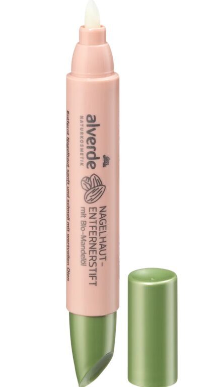 alverde dabas kosmētika, kutikulas noņemšanas zīmulis, vegāns