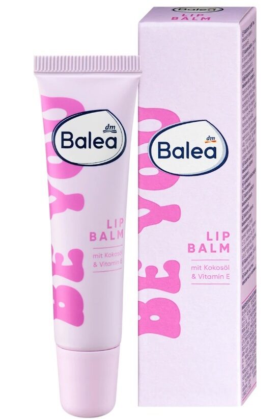 Balea lūpu kopšanas balzāms Be You ar kokosa eļļu un vitamīnu E, 15 ml