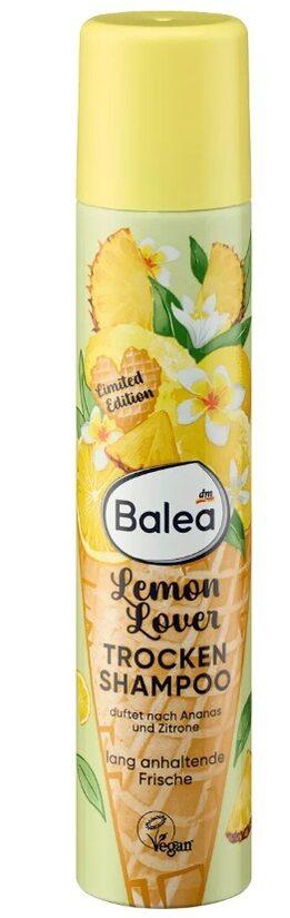 Balea sausais šampūns Lemon Lover ar citrona un ananasu smaržu , 200 ml