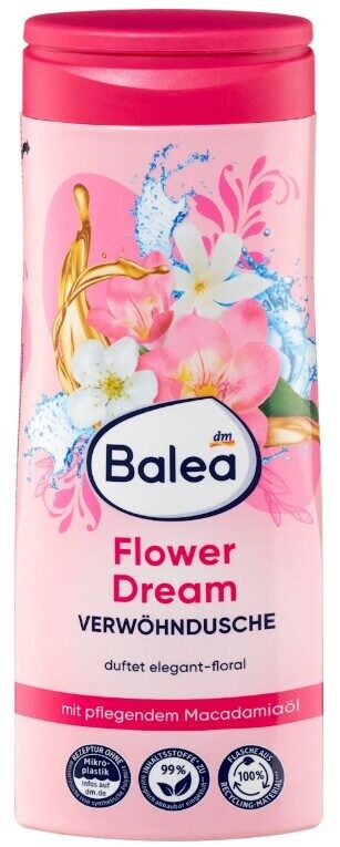 Balea dušas želeja Flower Dream ar makadāmijas riekstu eļļu, 300 ml