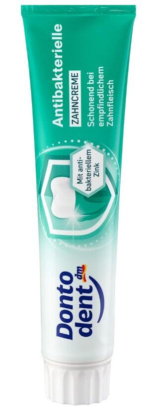 Dontodend zobu pasta antibakteriāla ar antibakterialu cinku, 125 ml