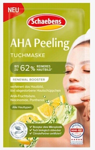 Schaebns auduma maska sejai AHA Peeling 1 gb