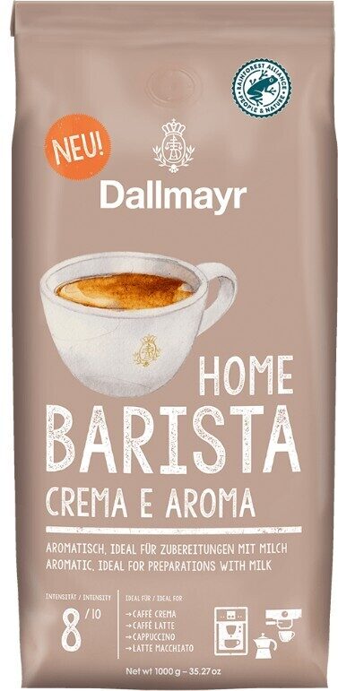Kafijas pupiņas Dallmayr Home Barista Crema e Aroma 1 kg