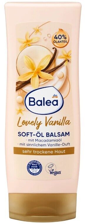 Balea ķermeņa balzams, Soft-eļļa Lovely Vanilla, 200 ml