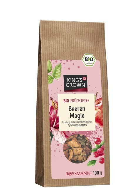 King`s Crown beramā augļu tēja ogu maģija, 100 g