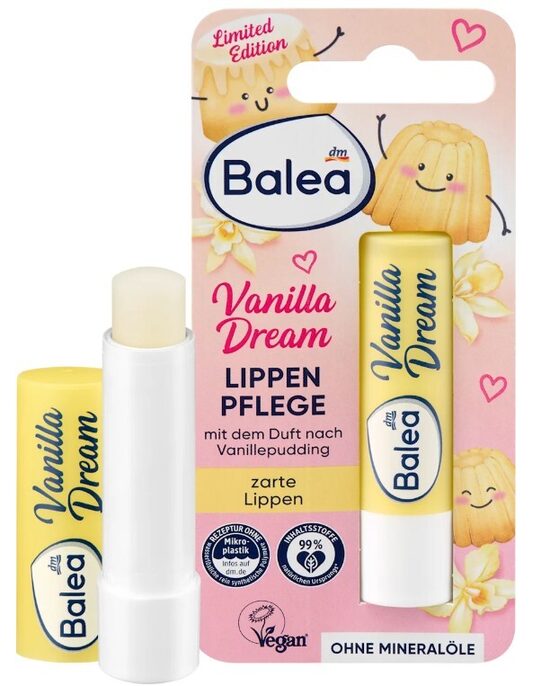 Balea lūpu kopšanas balzāms Vanilla Dream, 4,8 g