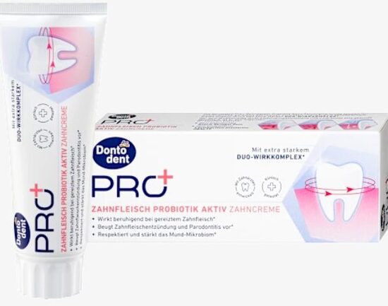 Dontodent zobu pasta Pro+smaganas Probiotik Aktiv, 75 ml