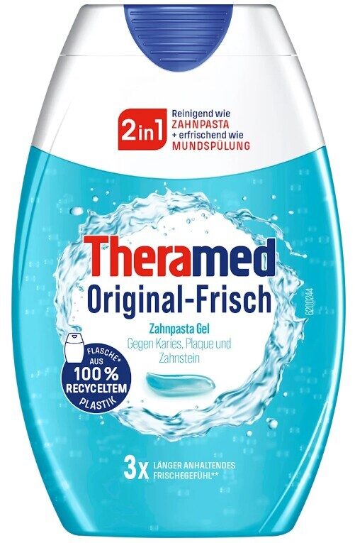 Theramed 2 in 1 zobupasta želeja, 75 ml