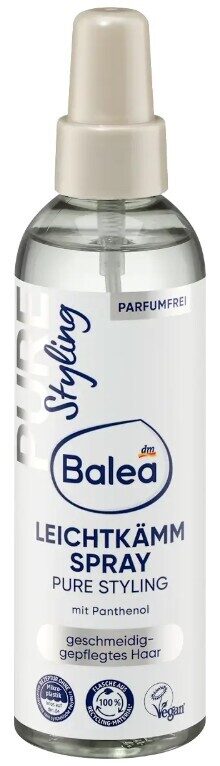 Balea aerosols Pure Styling matu atvieglotai ķemmēšanai, 200 ml