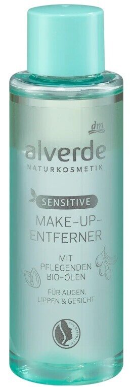 alverde dabas kosmētika - kosmētikas noņēmējas sensitive ar eļļu, 100 ml