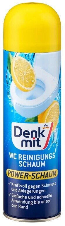 Denkmit WC tīrīšanas putas ar citrona aromātu, 500 ml