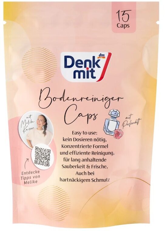 Denkmit grīdas mazgāšanas tabletes ar izsmalcinātu aromātu, 15 gab.