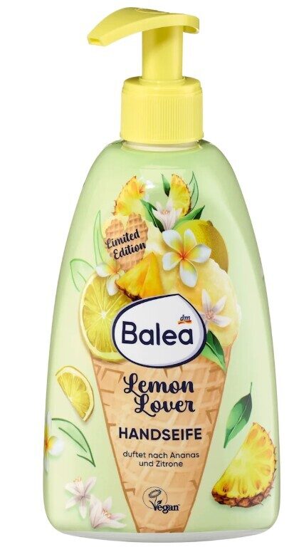 Balea roku ziepes Lemon Lover ar citrona un ananasu smaržu 500 ml