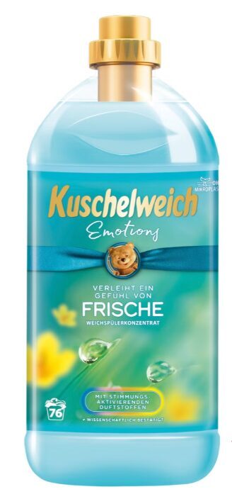 Kuschelweich veļas mīkstinātājs Emotions Frische, ar svaigu aromātu, 76 mazg.reizēm