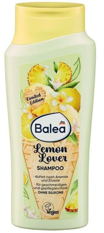 Balea šampūns Lemon Lover ar ar citrona un ananasu smaržu, 300 m