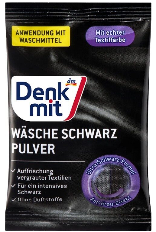 Denkmit pulveris melnās veļas krāsas atsvaidzināšanai, 50 g