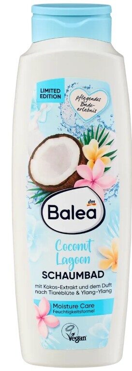 Balea vannas putas Coconut Lagoon ar tiaré zieda un Ilang Ilang smaržu, 750 ml