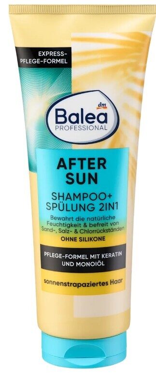 Balea Professional After Sun šampūns un kondicionieris 2in1, pēcsauļošanās, 250 ml