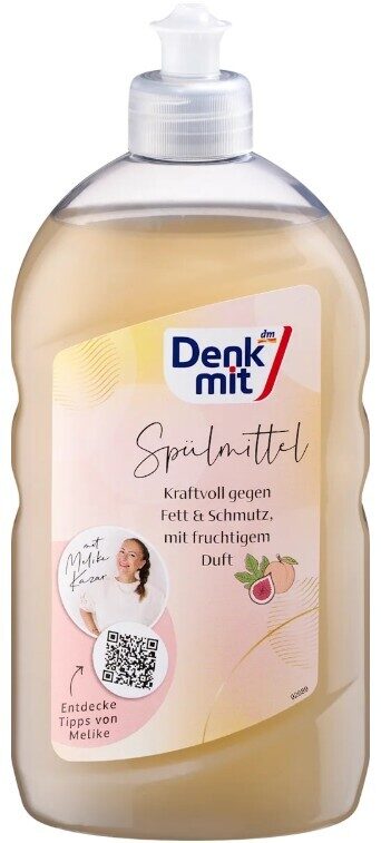 Denkmit trauku mazgāšanas līdzeklis Fuity, ar augļu smaržu, 500 ml