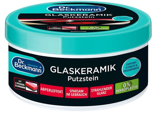Dr.Beckmann abrazīvā pasta un sūklis stikla keramikas virsmām, 250 g